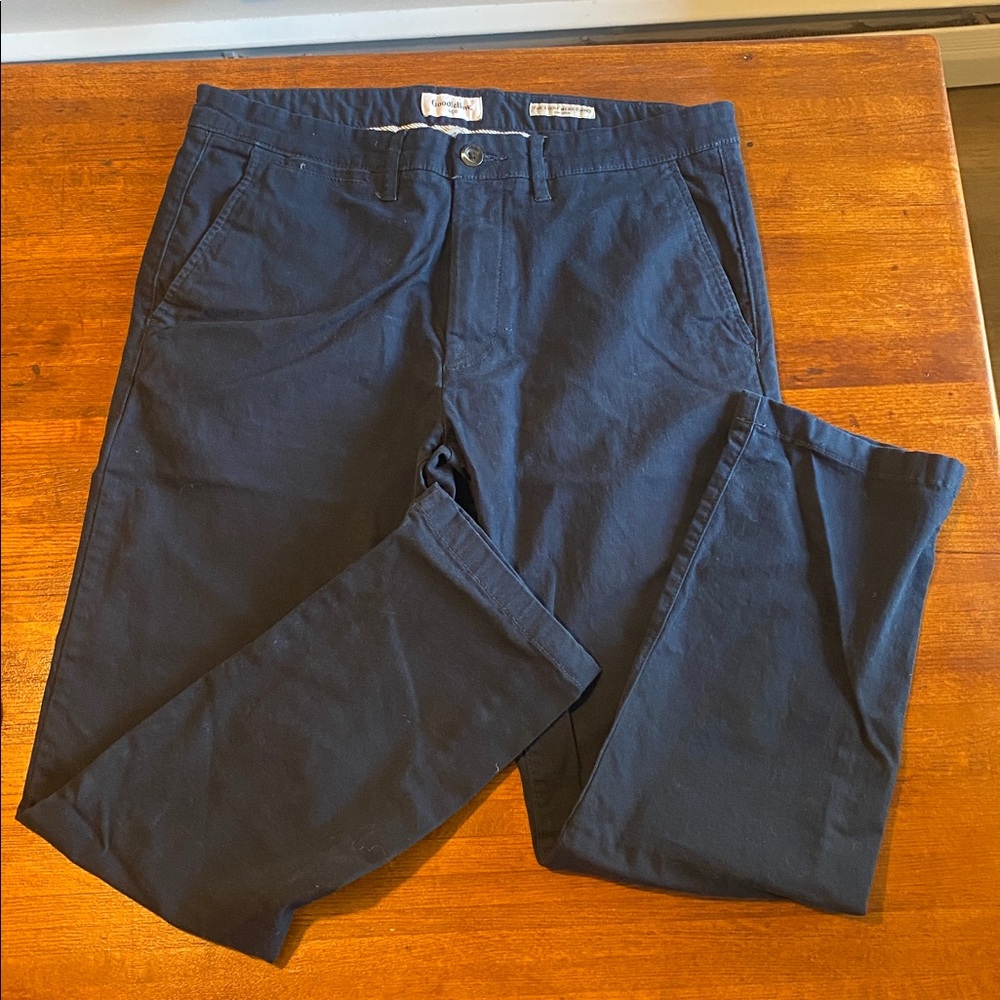 Goodfellow & Co The Every Wear Chino Slim. Blue 34W x 30L